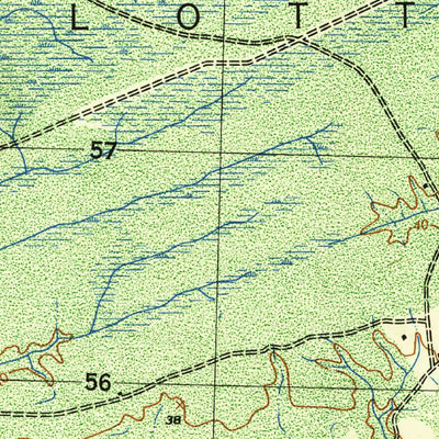 United States Geological Survey Shallotte, NC (1950, 25000-Scale) digital map
