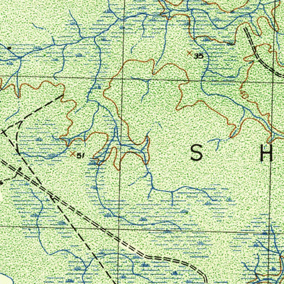 United States Geological Survey Shallotte, NC (1950, 25000-Scale) digital map