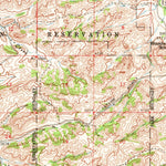 United States Geological Survey Shambo, MT (1959, 62500-Scale) digital map