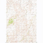 United States Geological Survey Shambo NE, MT (1984, 24000-Scale) digital map