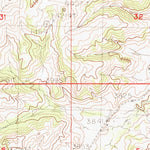 United States Geological Survey Shambo SE, MT (1984, 24000-Scale) digital map