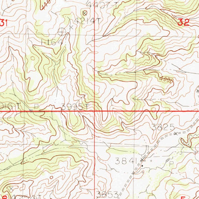 United States Geological Survey Shambo SE, MT (1984, 24000-Scale) digital map