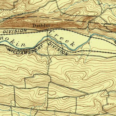 United States Geological Survey Shamokin, PA (1892, 62500-Scale) digital map