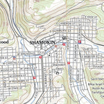 United States Geological Survey Shamokin, PA (2023, 24000-Scale) digital map