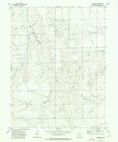 United States Geological Survey Shamrock, CO (1973, 24000-Scale) digital map