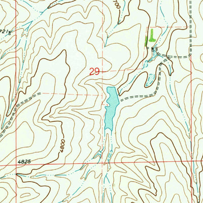 United States Geological Survey Shamrock, CO (1973, 24000-Scale) digital map