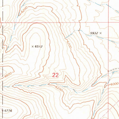 United States Geological Survey Shamrock Gulch, ID (1969, 24000-Scale) digital map