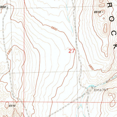 United States Geological Survey Shamrock Hills, WY (1983, 24000-Scale) digital map