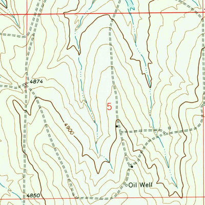 United States Geological Survey Shamrock SE, CO (1973, 24000-Scale) digital map