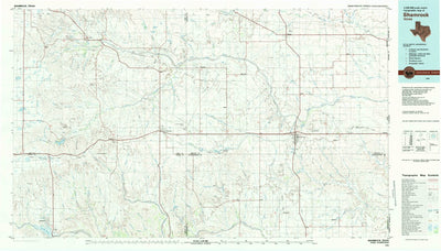 United States Geological Survey Shamrock, TX-OK (1983, 100000-Scale) digital map