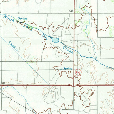 United States Geological Survey Shamrock, TX-OK (1983, 100000-Scale) digital map