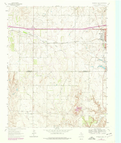 United States Geological Survey Shamrock West, TX (1963, 24000-Scale) digital map