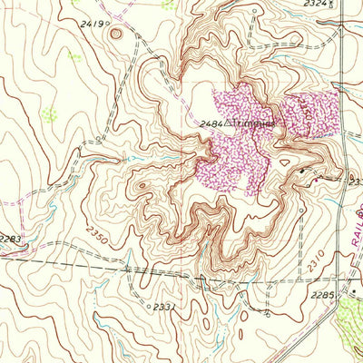 United States Geological Survey Shamrock West, TX (1963, 24000-Scale) digital map
