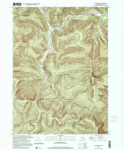 United States Geological Survey Shandaken, NY (1997, 24000-Scale) digital map