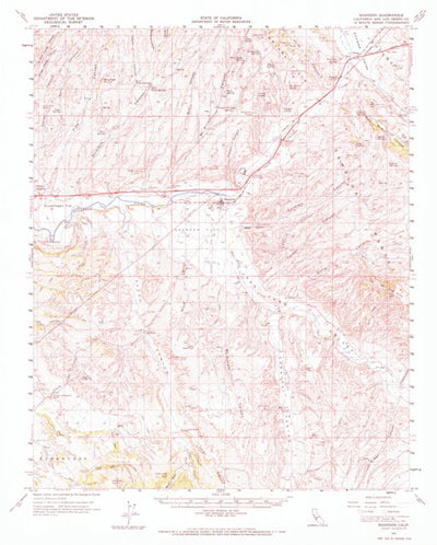 United States Geological Survey Shandon, CA (1961, 62500-Scale) digital map