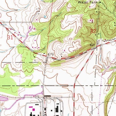 United States Geological Survey Shandon, OH (1965, 24000-Scale) digital map