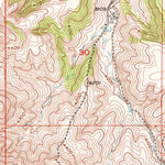 United States Geological Survey Shane Ridge, MT (1956, 24000-Scale) digital map