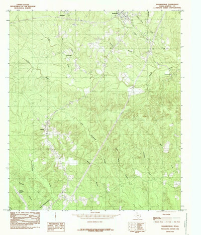 United States Geological Survey Shankleville, TX (1984, 24000-Scale) digital map