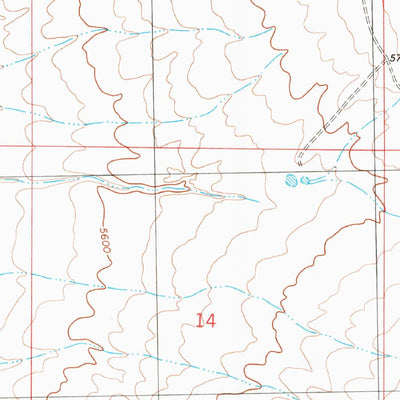 United States Geological Survey Shannon Canyon, NM (1981, 24000-Scale) digital map
