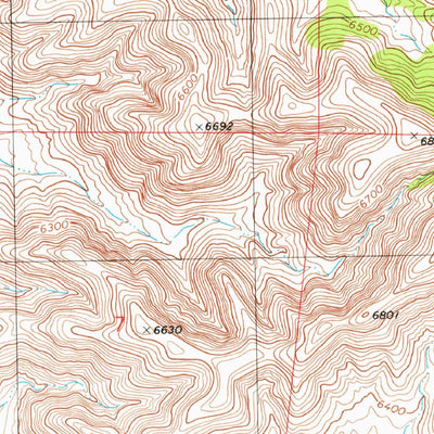 United States Geological Survey Shannon Canyon, NM (1981, 24000-Scale) digital map
