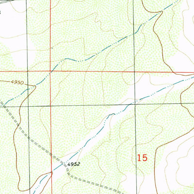 United States Geological Survey Shannon Canyon NW, NM (1996, 24000-Scale) digital map