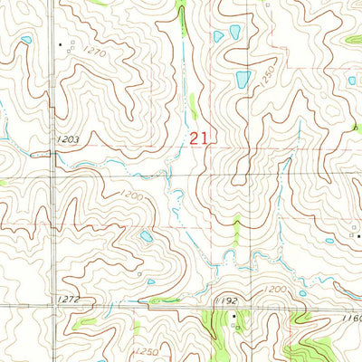 United States Geological Survey Shannon City, IA (1981, 24000-Scale) digital map