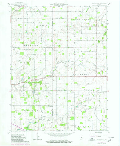 United States Geological Survey Shannondale, IN (1961, 24000-Scale) digital map