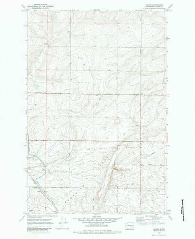 United States Geological Survey Shano, WA (1970, 24000-Scale) digital map