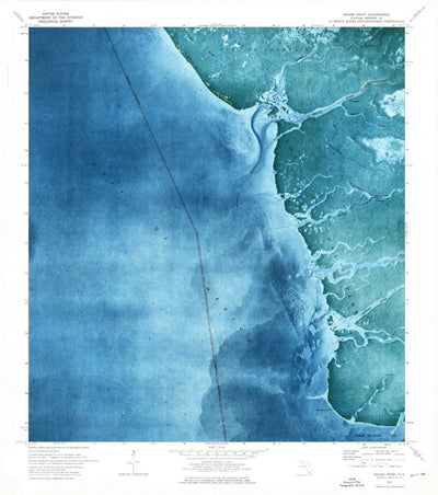 United States Geological Survey Shark Point, FL (1972, 24000-Scale) digital map