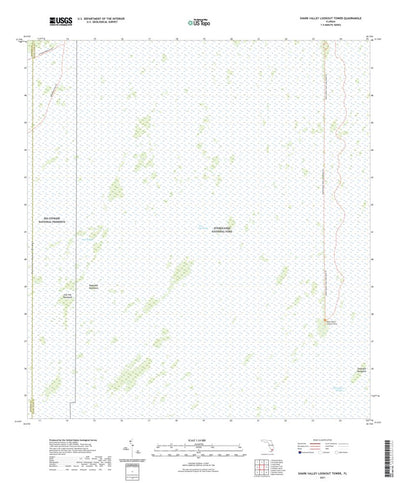 United States Geological Survey Shark Valley Lookout Tower, FL (2021, 24000-Scale) digital map