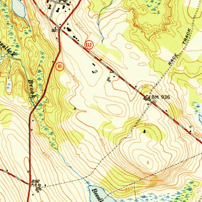 United States Geological Survey Sharon, CT-NY (1950, 31680-Scale) digital map