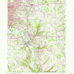 United States Geological Survey Sharon East, PA (1958, 24000-Scale) digital map