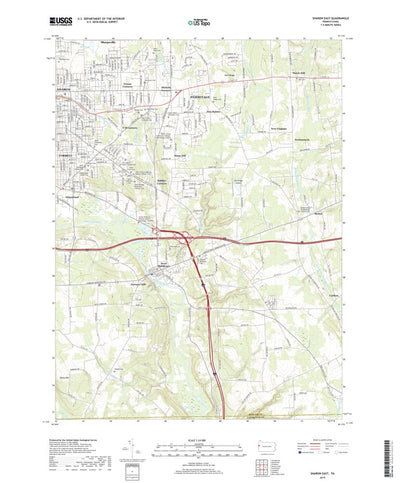 United States Geological Survey Sharon East, PA (2019, 24000-Scale) digital map