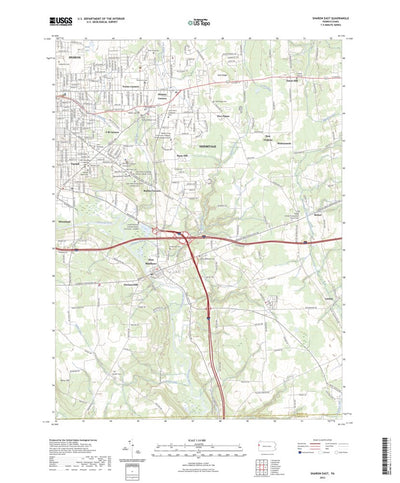 United States Geological Survey Sharon East, PA (2023, 24000-Scale) digital map