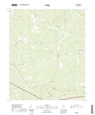 United States Geological Survey Sharon, GA (2020, 24000-Scale) digital map