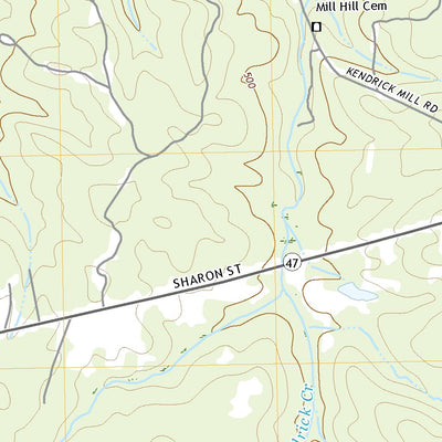 United States Geological Survey Sharon, GA (2020, 24000-Scale) digital map