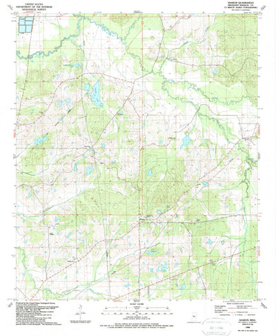 United States Geological Survey Sharon, MS (1988, 24000-Scale) digital map
