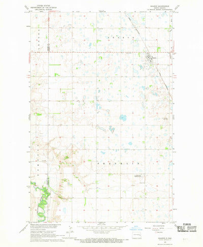 United States Geological Survey Sharon, ND (1967, 24000-Scale) digital map