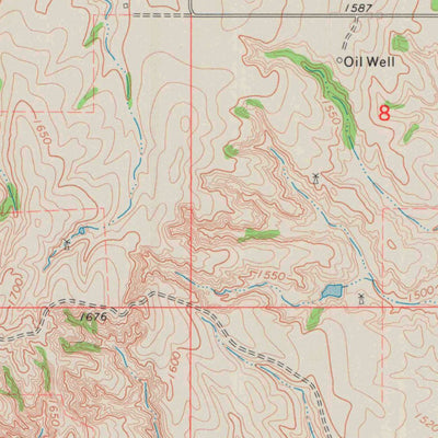 United States Geological Survey Sharon South, KS (1972, 24000-Scale) digital map