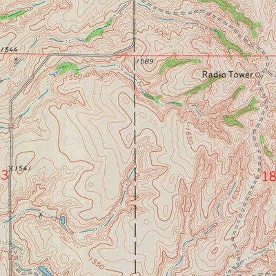 United States Geological Survey Sharon South, KS (1972, 24000-Scale) digital map