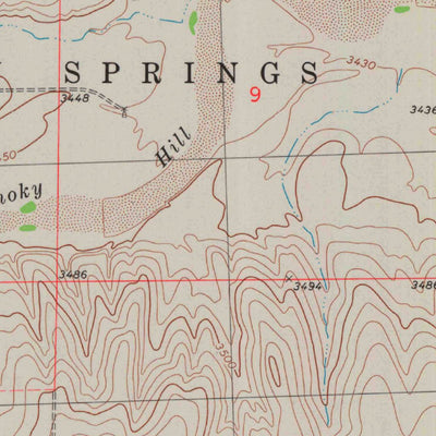 United States Geological Survey Sharon Springs West, KS (1979, 24000-Scale) digital map