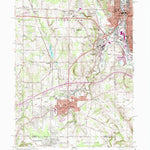 United States Geological Survey Sharon West, PA-OH (1962, 24000-Scale) digital map