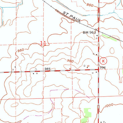 United States Geological Survey Sharon, WI (1960, 24000-Scale) digital map