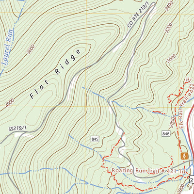 United States Geological Survey Sharp Knob, WV (2023, 24000-Scale) digital map