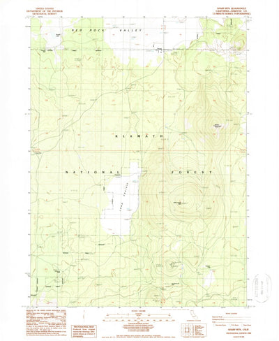 United States Geological Survey Sharp Mountain, CA (1988, 24000-Scale) digital map