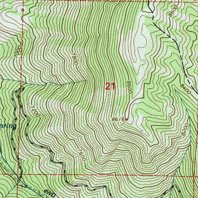 United States Geological Survey Sharp Mountain, UT (1998, 24000-Scale) digital map