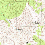 United States Geological Survey Sharp Peak, NV (1982, 24000-Scale) digital map