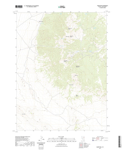 United States Geological Survey Sharp Peak, NV (2021, 24000-Scale) digital map