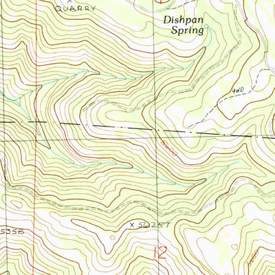 United States Geological Survey Sharp Ridge, OR (1990, 24000-Scale) digital map