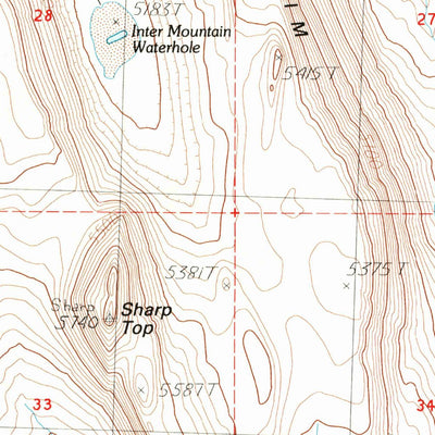 United States Geological Survey Sharp Top, OR (1985, 24000-Scale) digital map